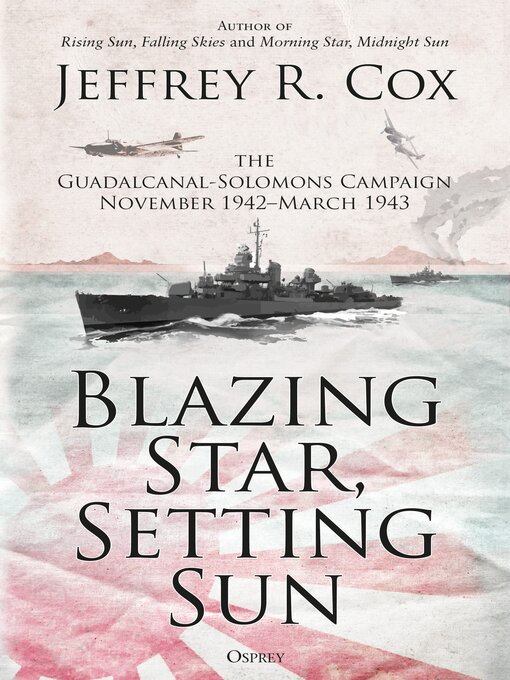 Title details for Blazing Star, Setting Sun by Jeffrey Cox - Available